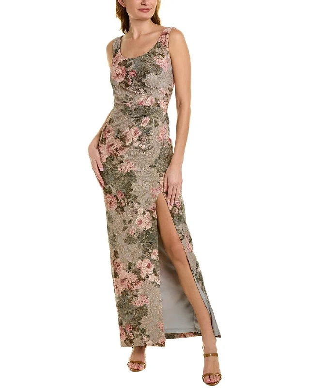 Weekend Shopping Madness Adrianna Papell Slim Column Maxi Dress