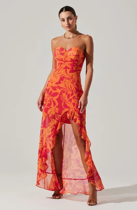Weekend Price Slash Day Anyssa Strapless Maxi Dress
