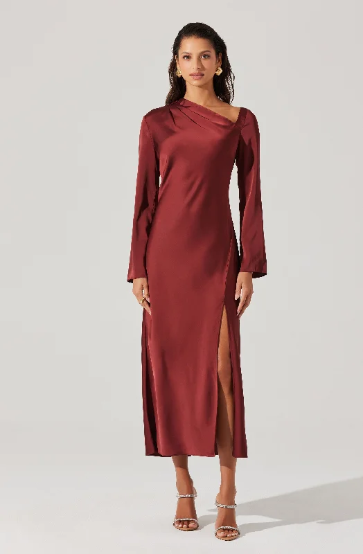 Weekend Offers and Savings Catriona Satin Maxi Dress