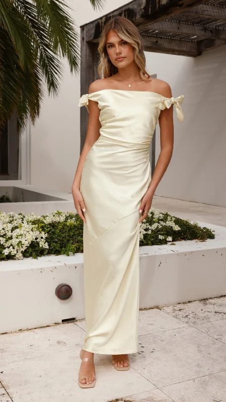 Offer of the Day Frida Maxi Dress - Yellow