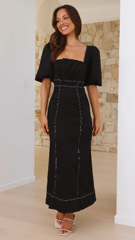 Weekend Must-Have Offers Jayde Maxi Dress - Black