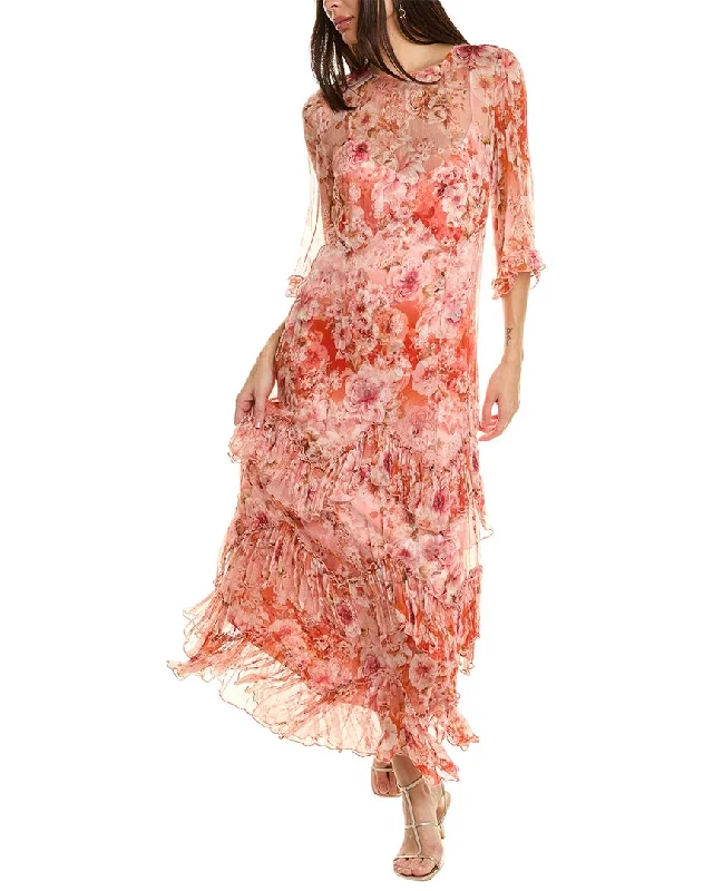 Instant Discount Johnny Was Yours Truly Silk Maxi Dress