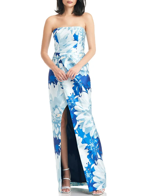 Final Sale Event Lucienne Womens Floral Long Maxi Dress