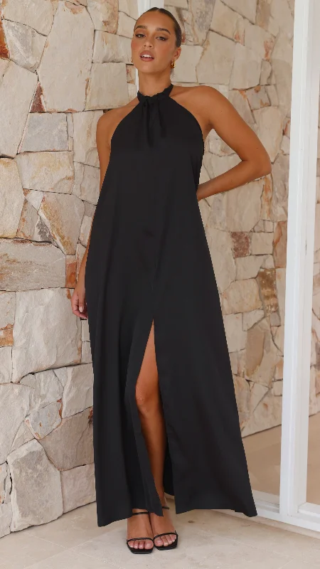 Last Chance Sale Monique Maxi Dress - Black