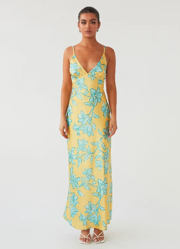 Hot Picks Sorrento Sun Maxi Dress - Golden Bloom