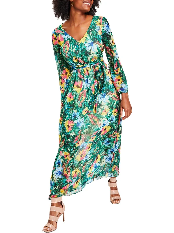 Exclusive Savings Event Womens Floral Long Maxi Dress