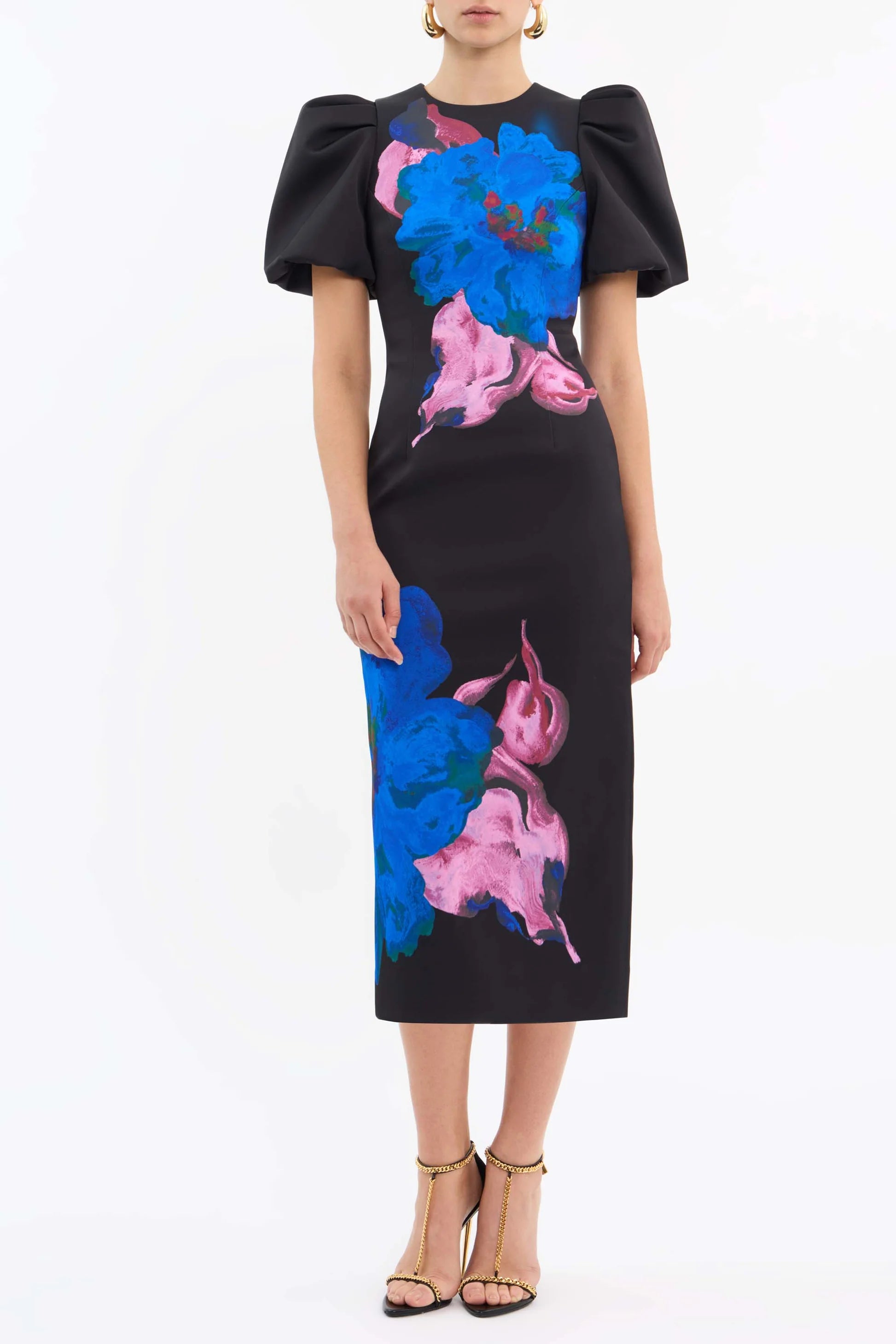 Weekend Special Offers ACID BLOOM MIDI DRESS