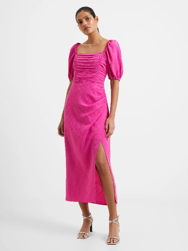 Weekend Low Prices Afina Verona Ruched Midi Dress