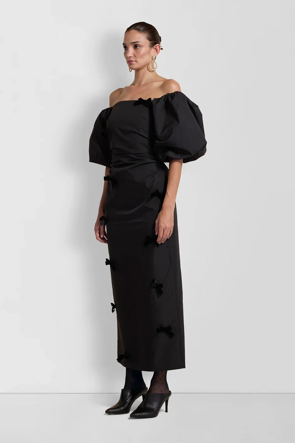 Weekend Special Amar Midi Dress in Noir