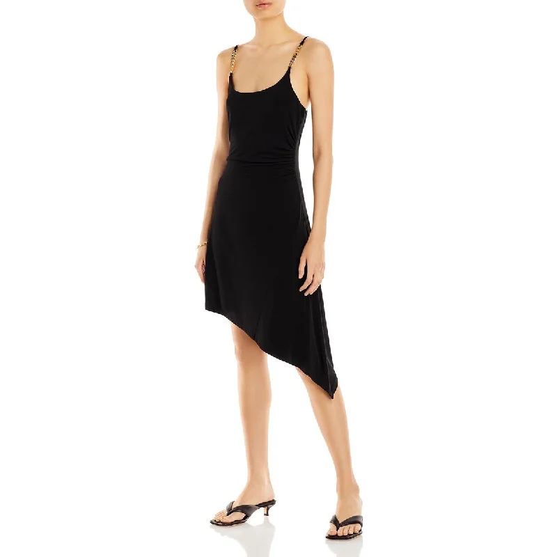 Weekend Super Savings Aqua Womens Asymmetric Midi Slip Dress