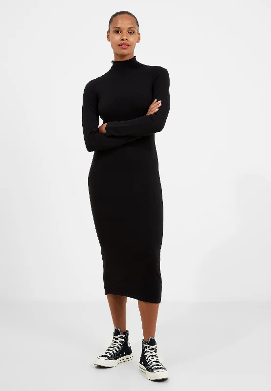 Shop & Save Instantly Babysoft Roll Neck Midi Dress