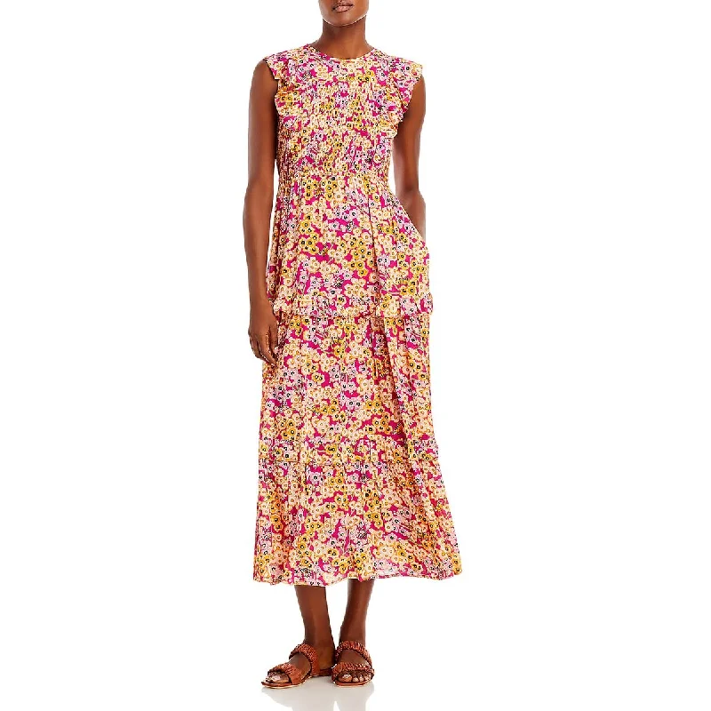 Weekend Low Prices Banjanan Womens Iris Tiered  Midi Dress