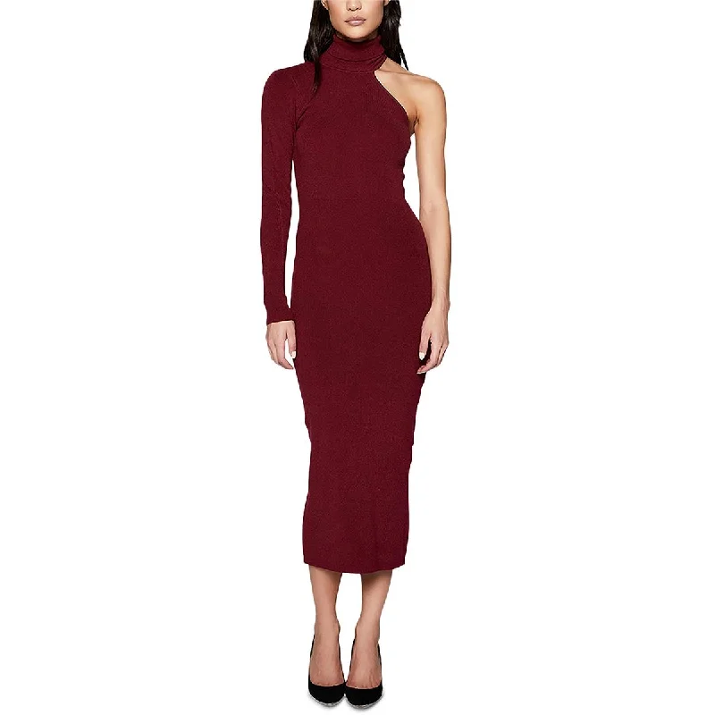 Weekend Offers You Love Bardot Womens Turtleneck Midi Sweaterdress