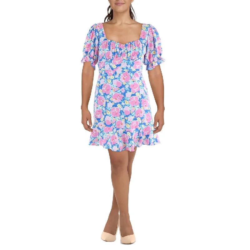 Season-End Deals BCBGeneration Womens Wedding Mini Fit & Flare Dress
