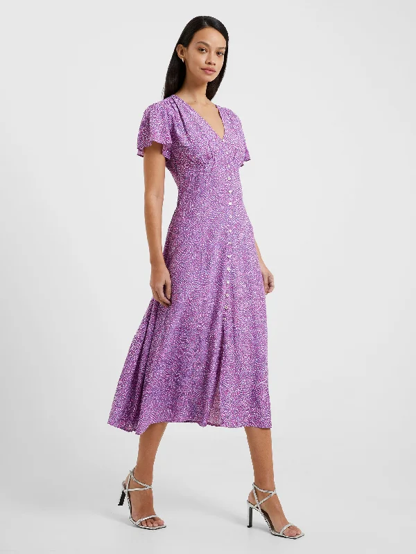 Weekend Bargain Weekends Bernice Eco Delphine V-Neck Midi Dress