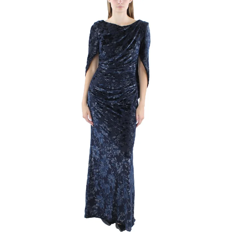 Limited-Time Bargains Betsy & Adam Womens Velvet Evening Dress