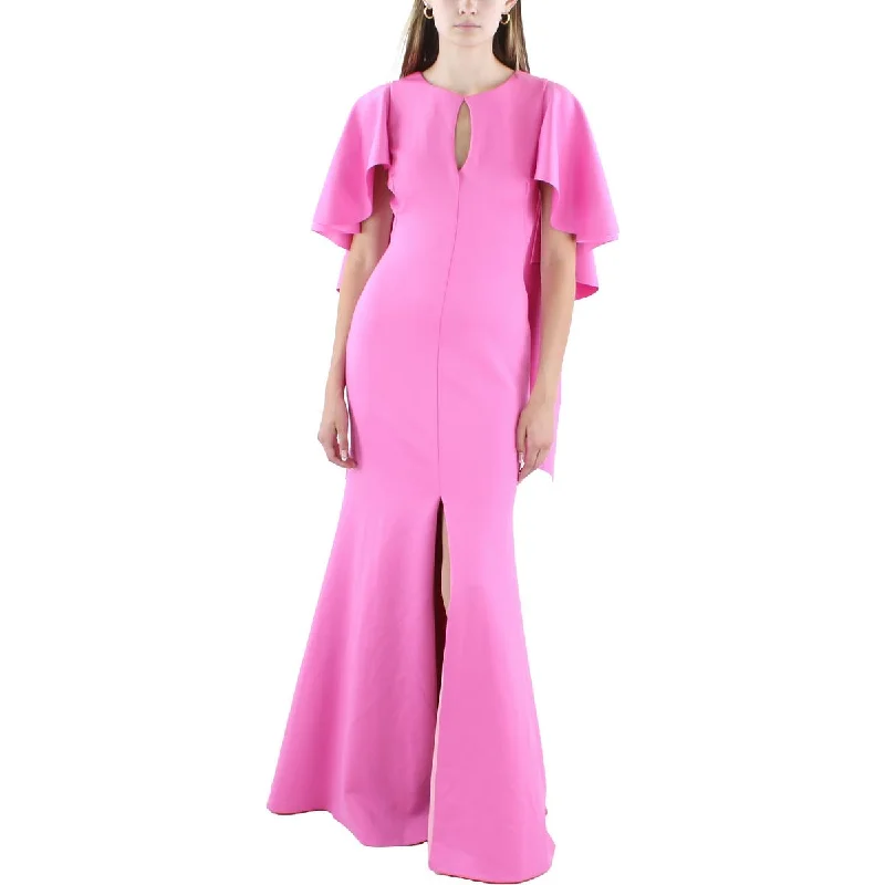 Weekend Deals You’ve Been Waiting For Black Halo Womens Full legnth Front Slit Evening Dress