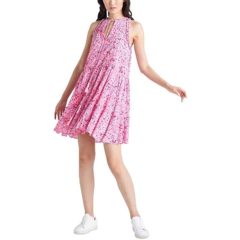 Exclusive Savings Black Tape_ Womens Mini Shift Dress