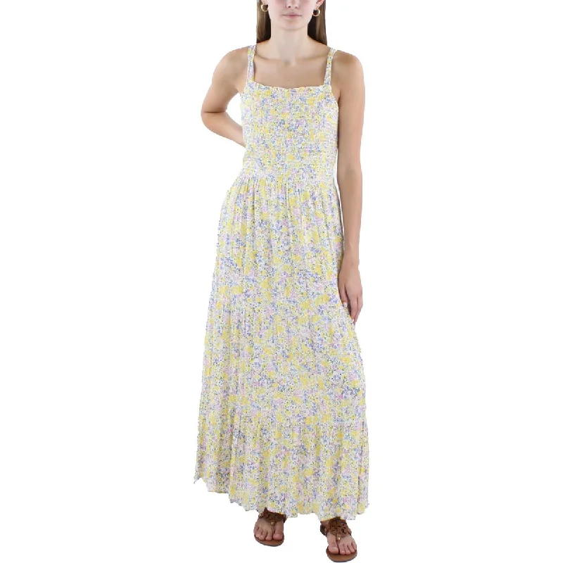 Limited Edition Black Tape_ Womens Floral Print Rayon Sundress