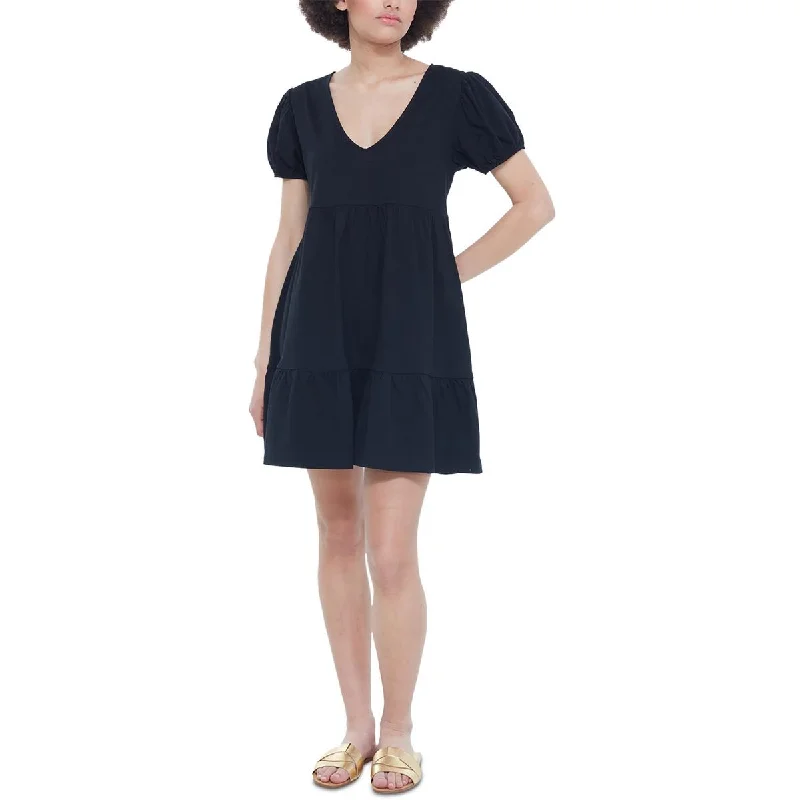 Limited-Time Discount Black Tape_ Womens   Party Mini Shift Dress
