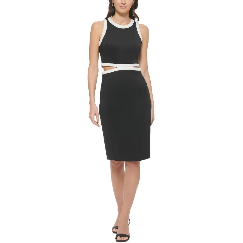 Weekend Hot Savings Calvin Klein Womens Formal Midi Sheath Dress