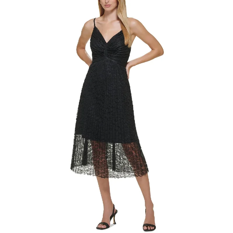 Weekend Bargain Time Calvin Klein Womens Lace Floral Midi Dress