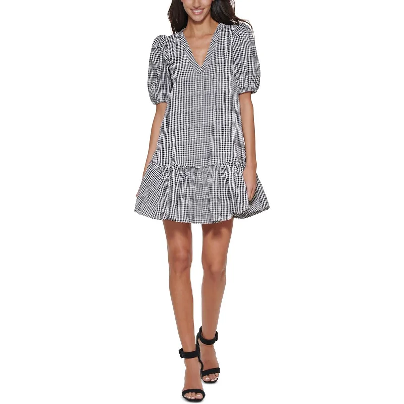 Weekend Shopping Rush Calvin Klein Womens Petites Casual Mini Shift Dress
