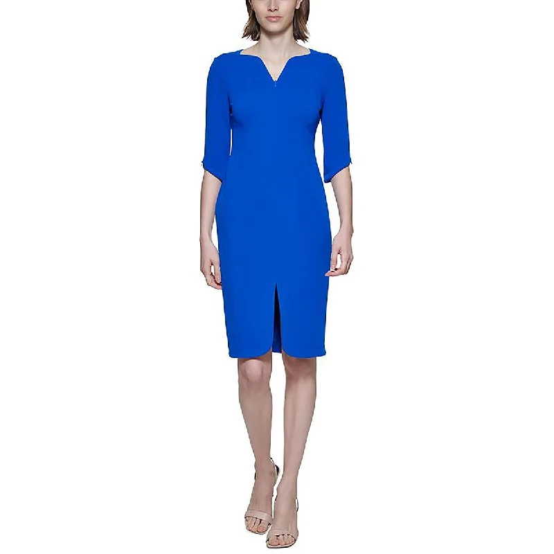 Weekend Special Calvin Klein Womens Work Midi Sheath Dress