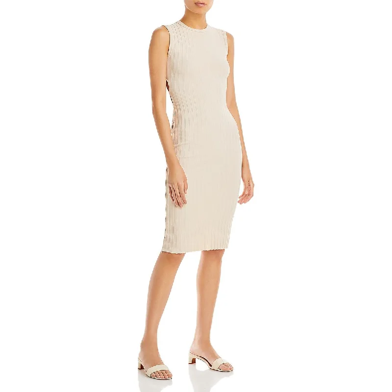 Weekend Shopping Spree Cotton Citizen Womens Cut Out Ribbed Midi Dress