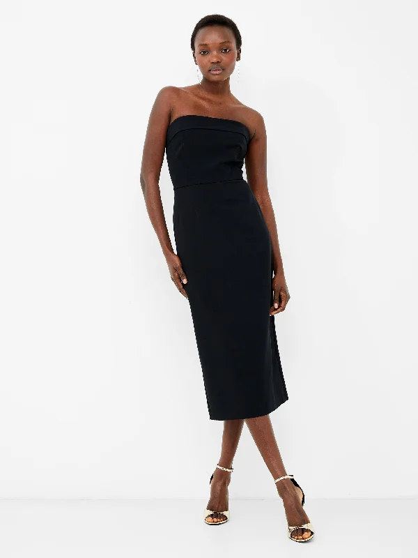 Weekend Bargain Blast Echo Crepe Strapless Midi Dress