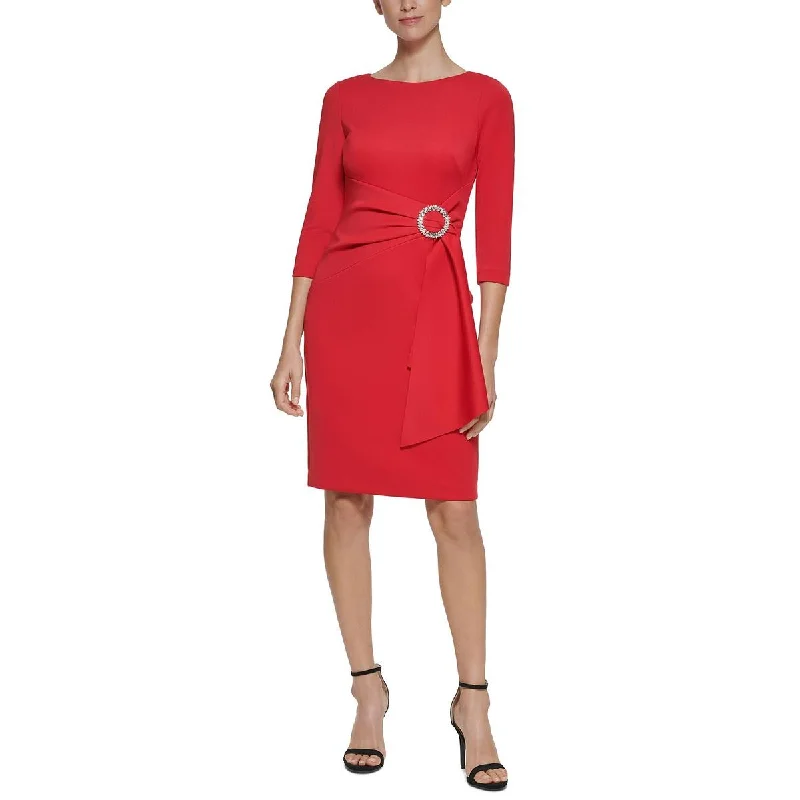 Offer of the Day Eliza J Womens Embellished Knee Length Shift Dress