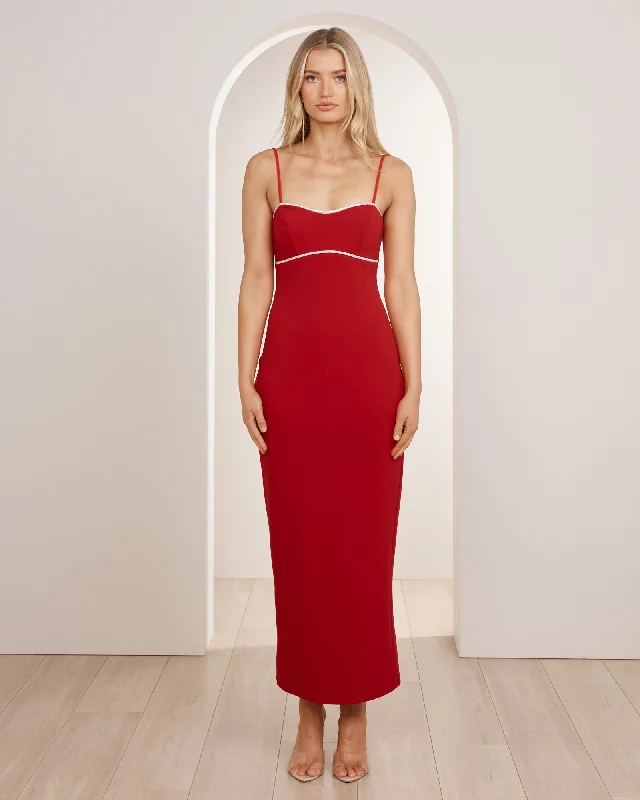 Weekend Price Slash Event Elvie Column Maxi Dress