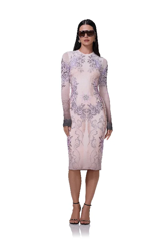 Weekend Shop Now Evi Midi Dress - Lilac Tattoo