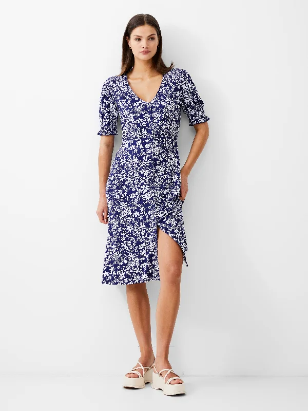 Weekend Wonders Florale Button-Through Midi Dress
