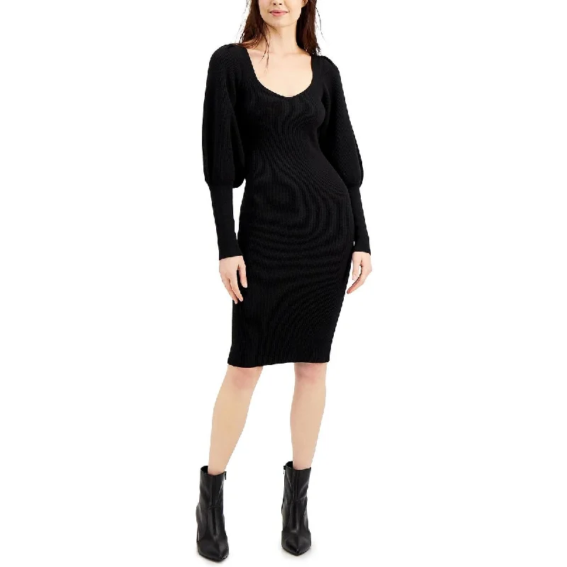 Exclusive Pricing French Connection Womens Joss Wool Blend Deep  V Neck Midi Dress