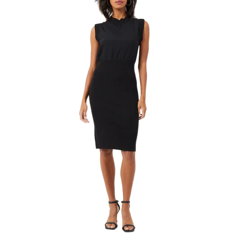 Weekend Only Sale French Connection Women's Krista High Neck Sleeveless Knit Skirt Midi Dress