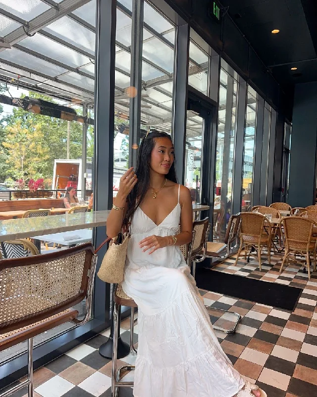 Weekend Markdowns Freya White Maxi Dress