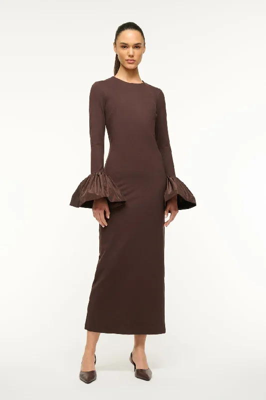 Seasonal Sale HAWTHORNE MAXI DRESS | DARK CHOCOLATE