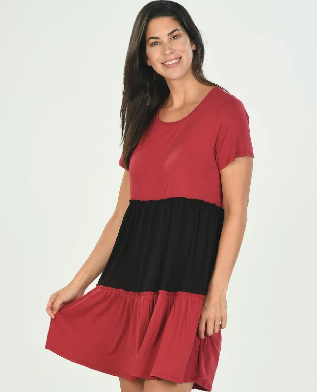 Massive Discounts Game Day Colorblock Dress
