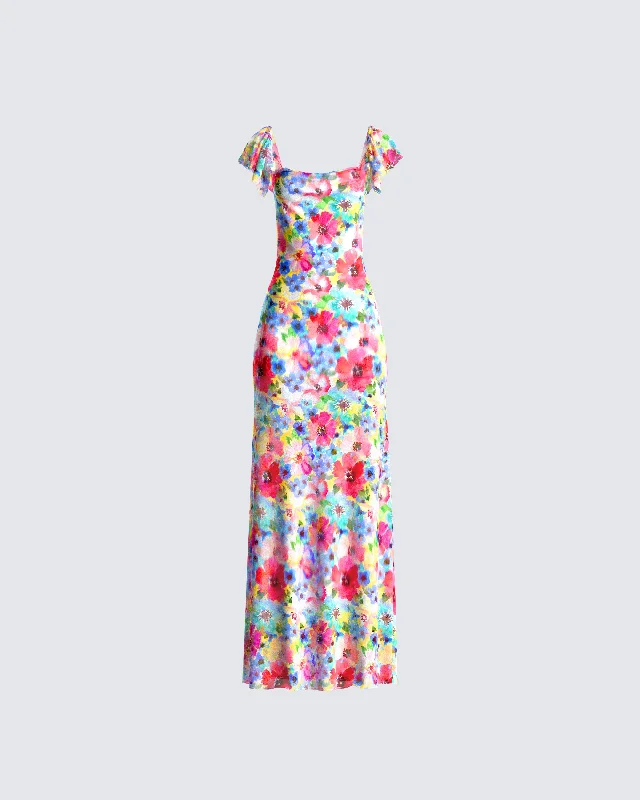 Sale of the Year Helga Printed Floral Maxi Dress