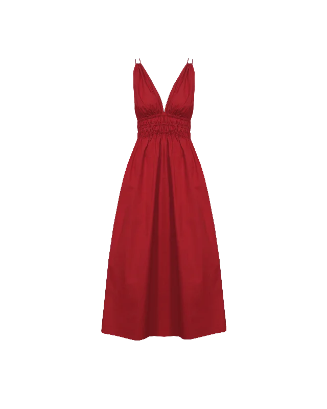 Weekend Price Drop Frenzy HERO MAXI DRESS GARNET