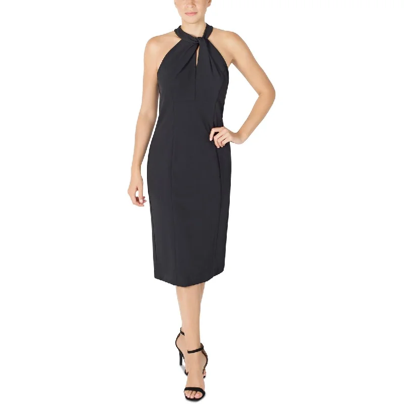 Weekend Special Bargains Julia Jordan Womens Halter Midi Sheath Dress