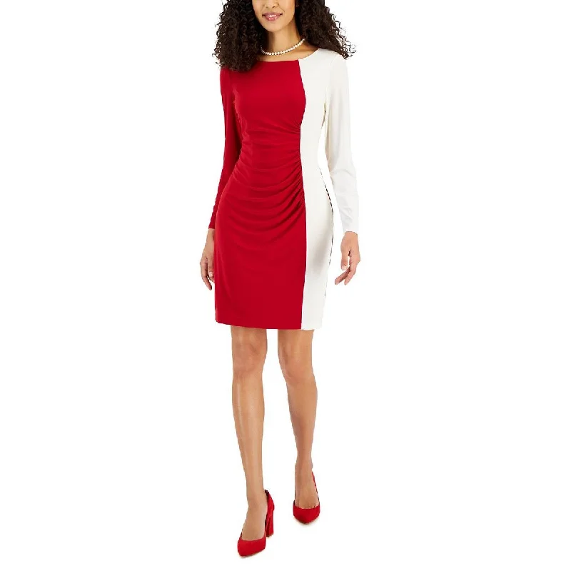 Weekend Buy One Get One Kasper Womens Colorblock  Wear to Work Dress
