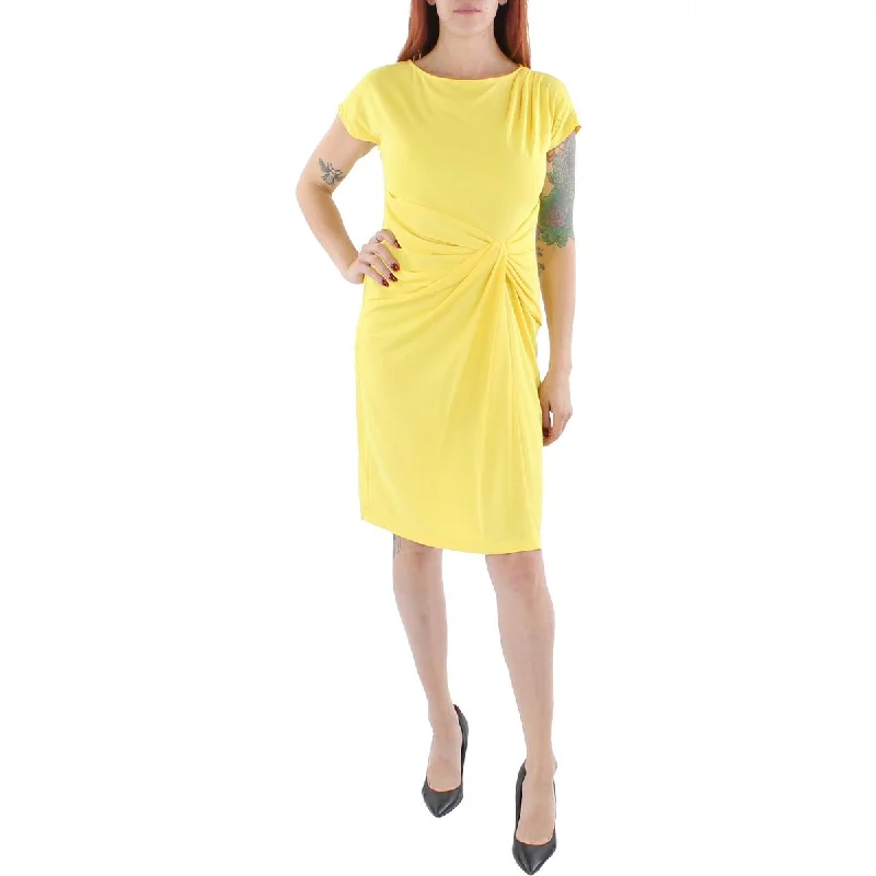Today’s Flash Sale Lauren Ralph Lauren Womens Twist Front Mini Wear to Work Dress