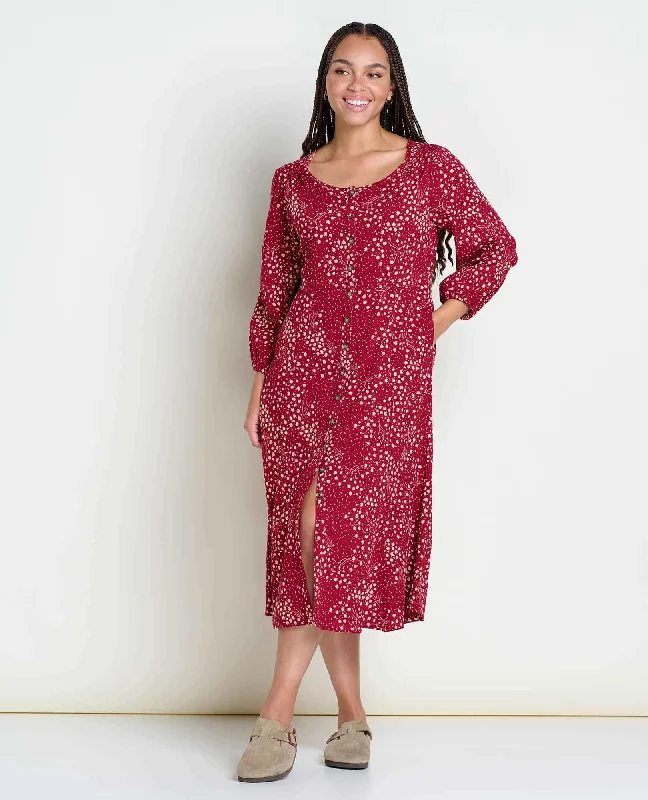 Best Deal of the Day Manzana Paneled Midi Dress