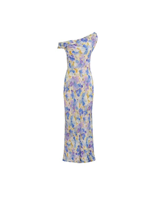 Weekend Hot Prices MELON MAXI DRESS BLUEBERRY FLORAL
