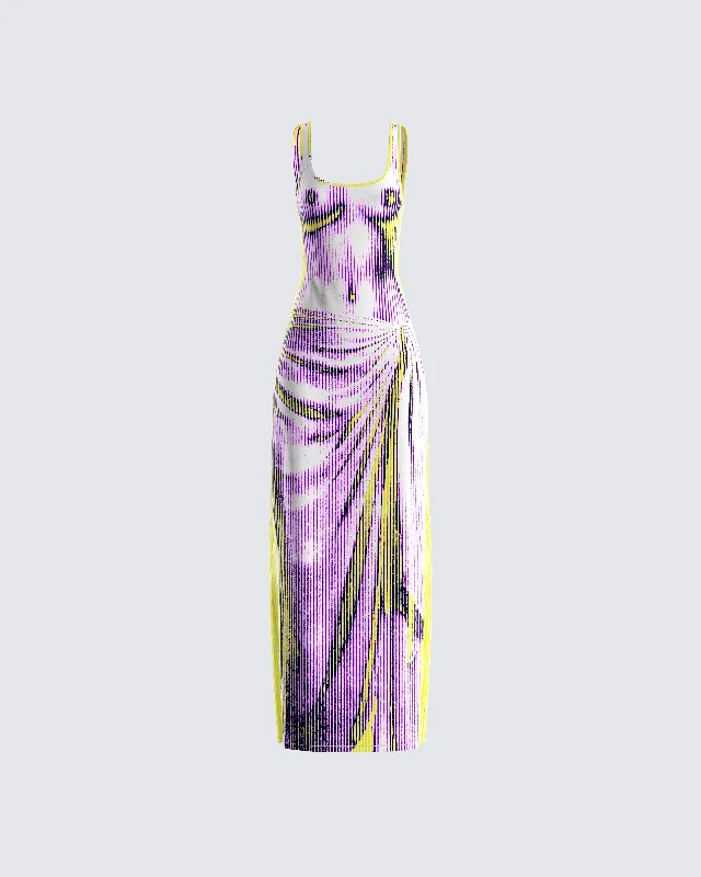 Super Low Prices Mirabel Body Print Maxi Dress