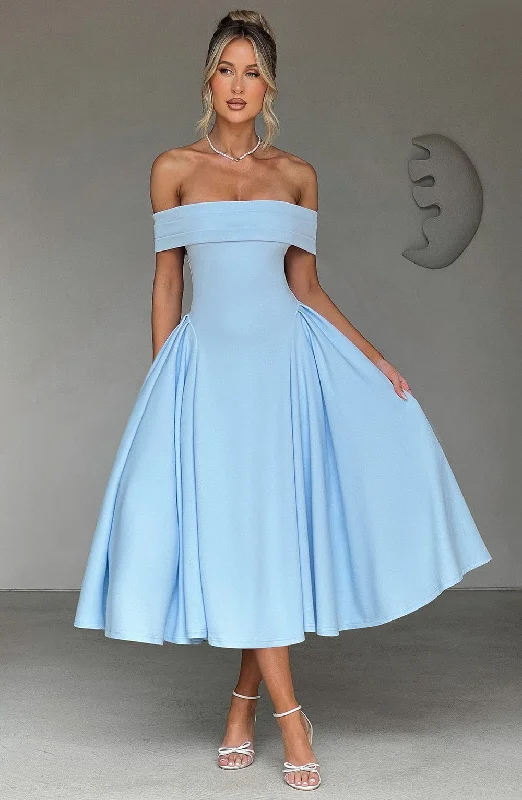 Weekend Best Price Deals Miranda Midi Dress - Blue