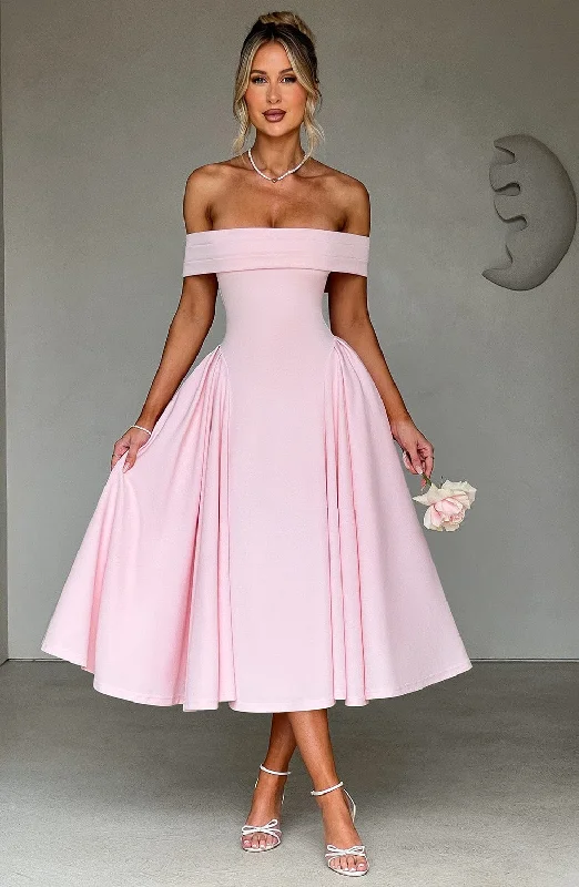 Special Offers Miranda Midi Dress - Blush