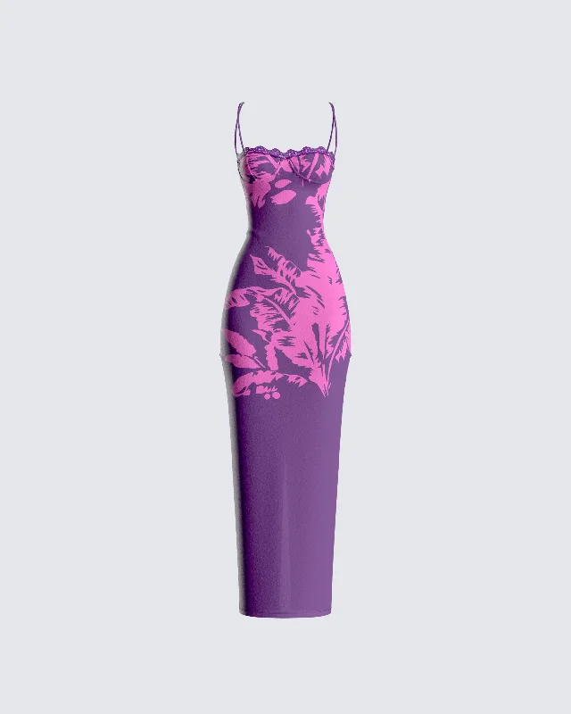 Weekend Special Discounts Nessa Floral Print Maxi Dress